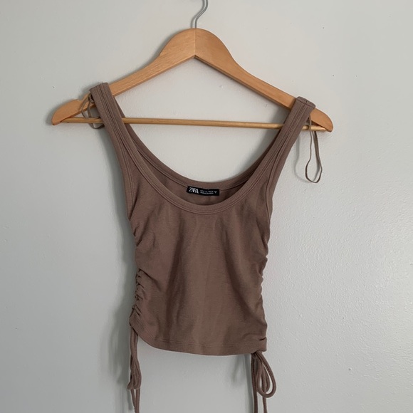 Zara tank top with side ties - Picture 1 of 3